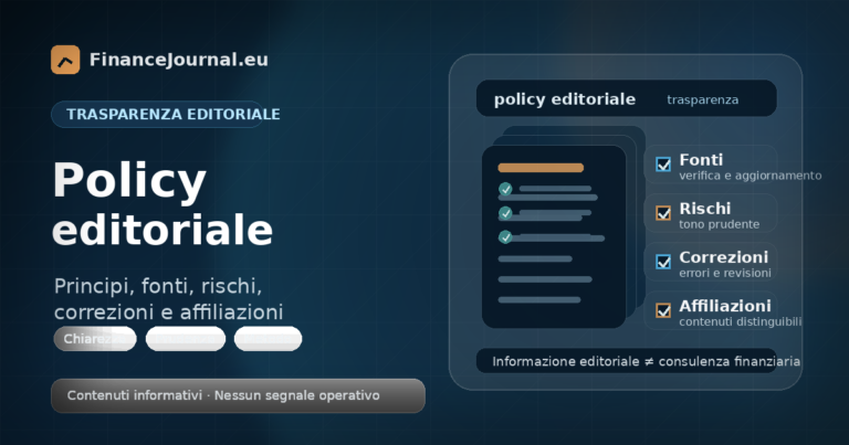 Policy editoriale