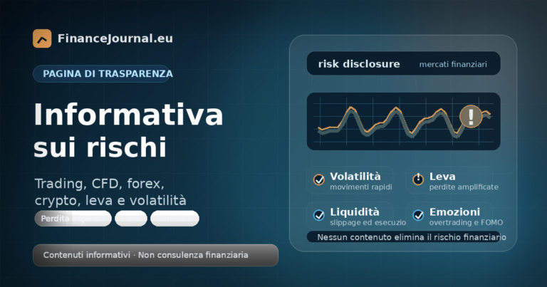 Informativa sui rischi